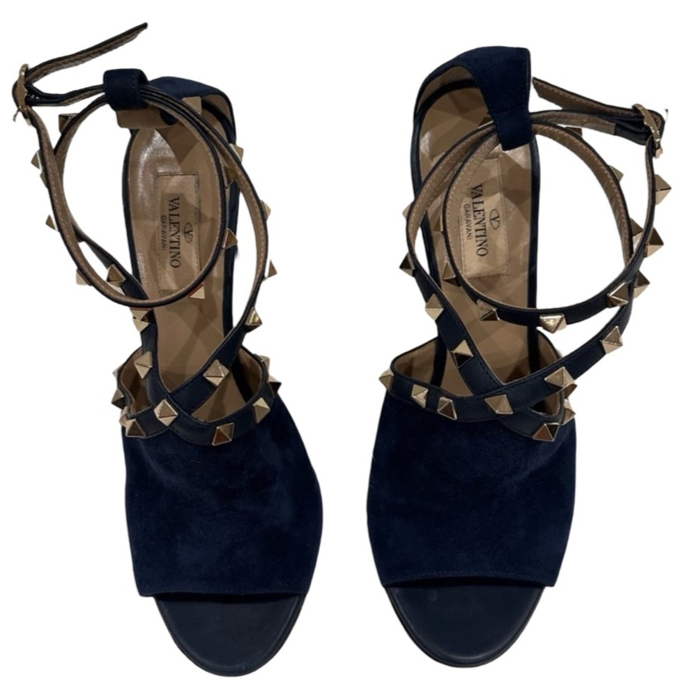 Valentino Garavani Rockstud Suede Sandals